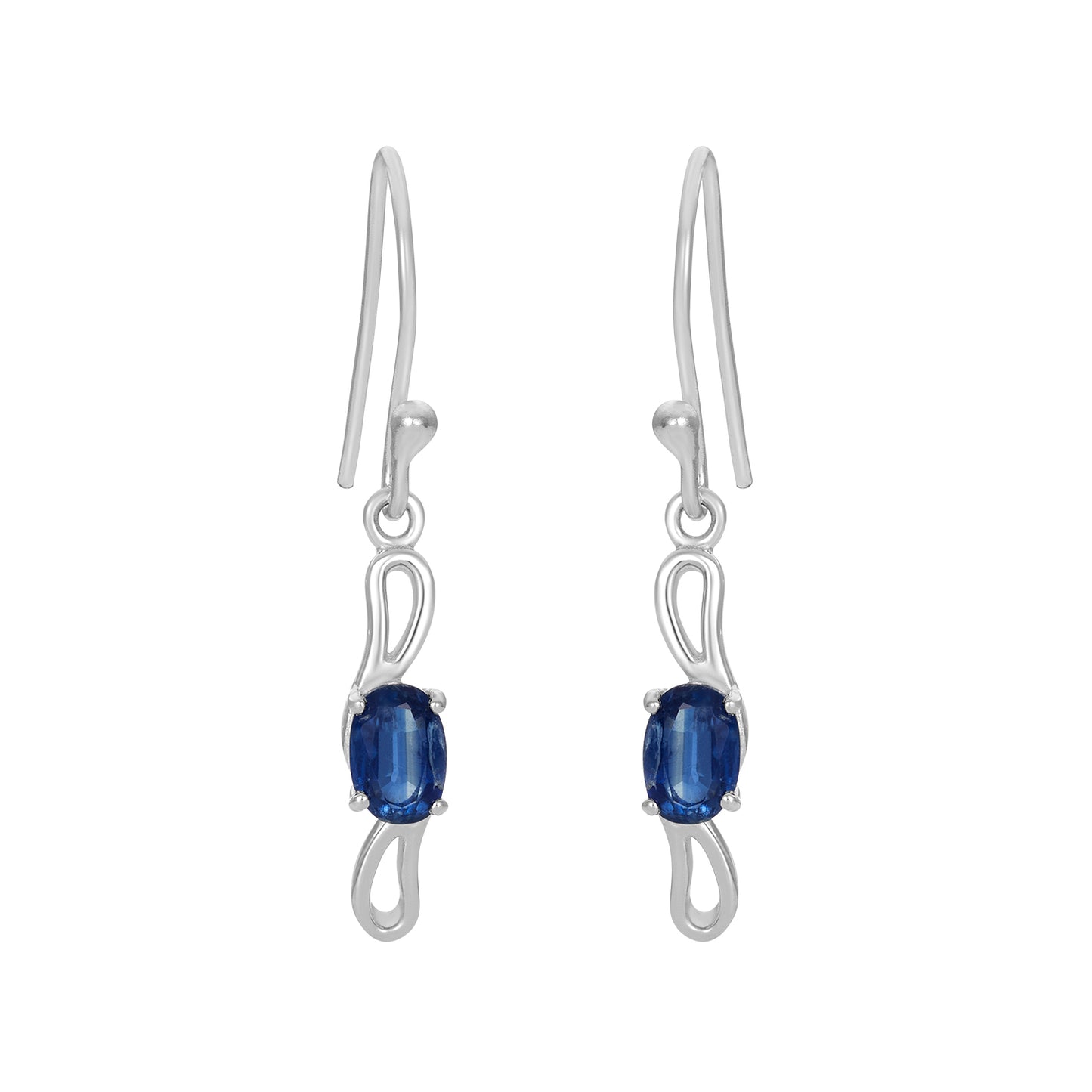 Sterling Silver Earrings Kyanite  IGE-422