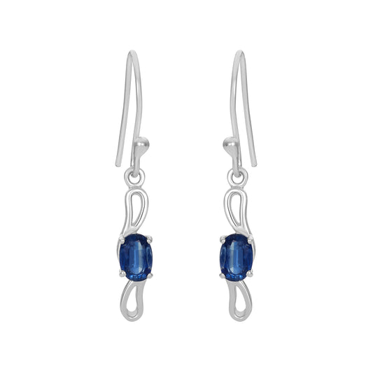 Sterling Silver Earrings Kyanite  IGE-422