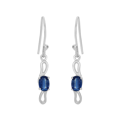 Sterling Silver Earrings Kyanite  IGE-422