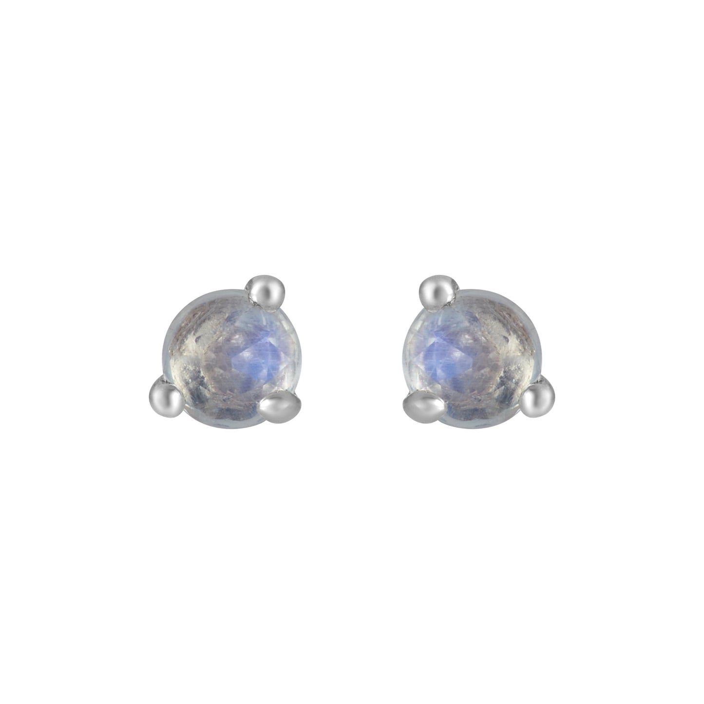 Sterling Silver Earrings Moonstone  IGE-1292