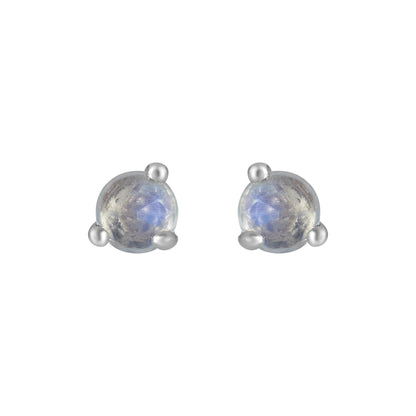 Sterling Silver Earrings Moonstone  IGE-1292