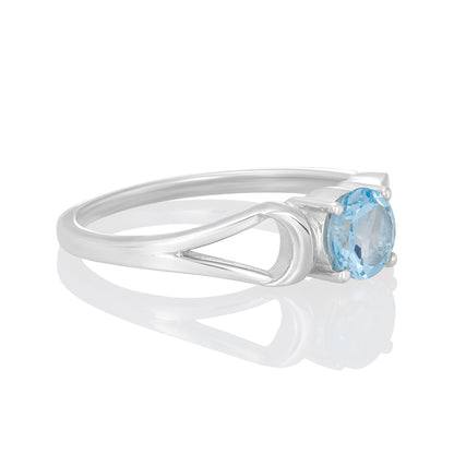 Sterling Silver Ring Blue Topaz  IGR-2145 Size 5