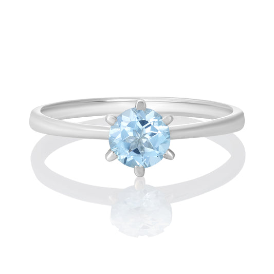 Igr-2463 Blue Topaz Ring CODE-45
