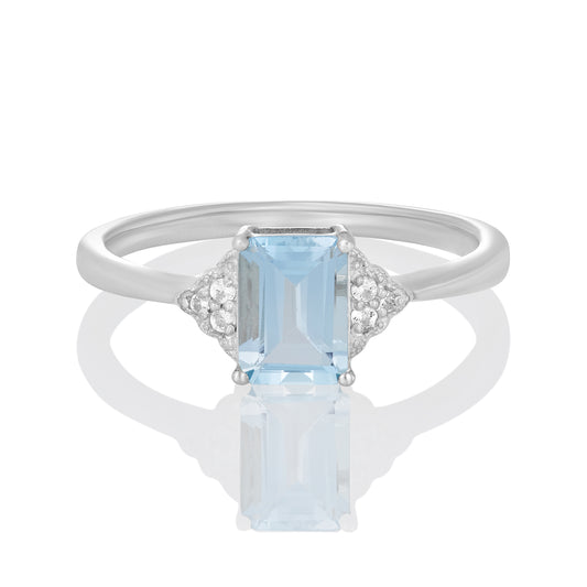 Igr-2254 Blue Topaz Ring CODE-50