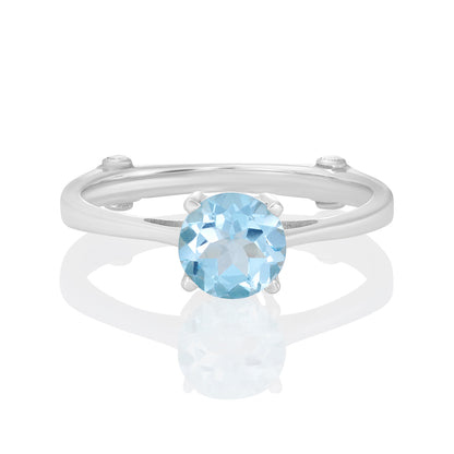 Igr-1786 Blue Topaz Ring CODE-60