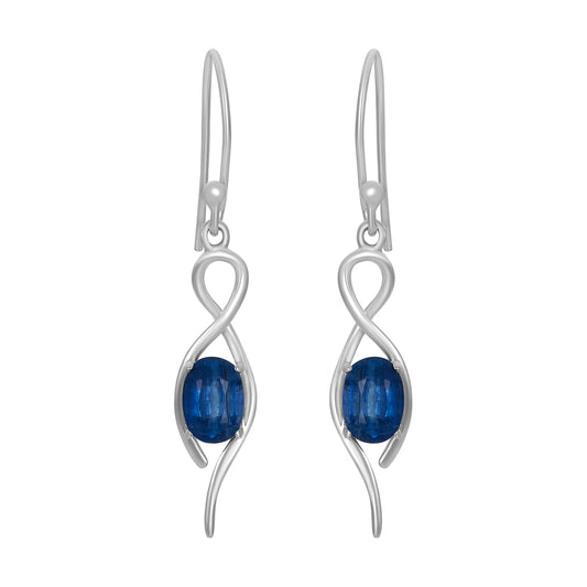 Sterling Silver Earrings Kyanite  IGE-429