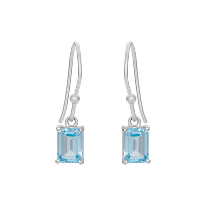 Ige-675 Blue Topaz Earring CODE-100