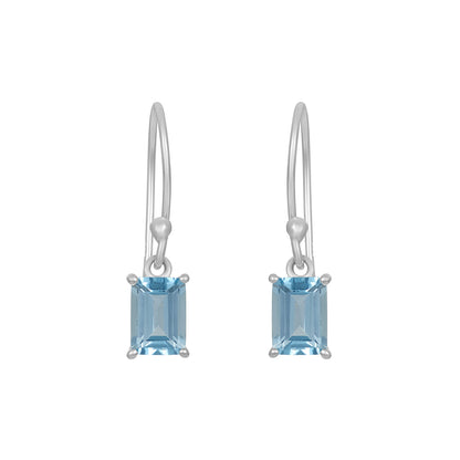 Ige-675 Blue Topaz Earring CODE-100
