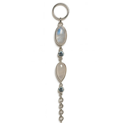 Moonstone Blue Topaz Bracelets CODE-345