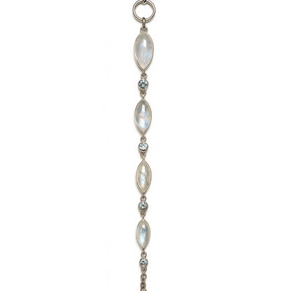 Moonstone Blue Topaz Bracelets CODE-345