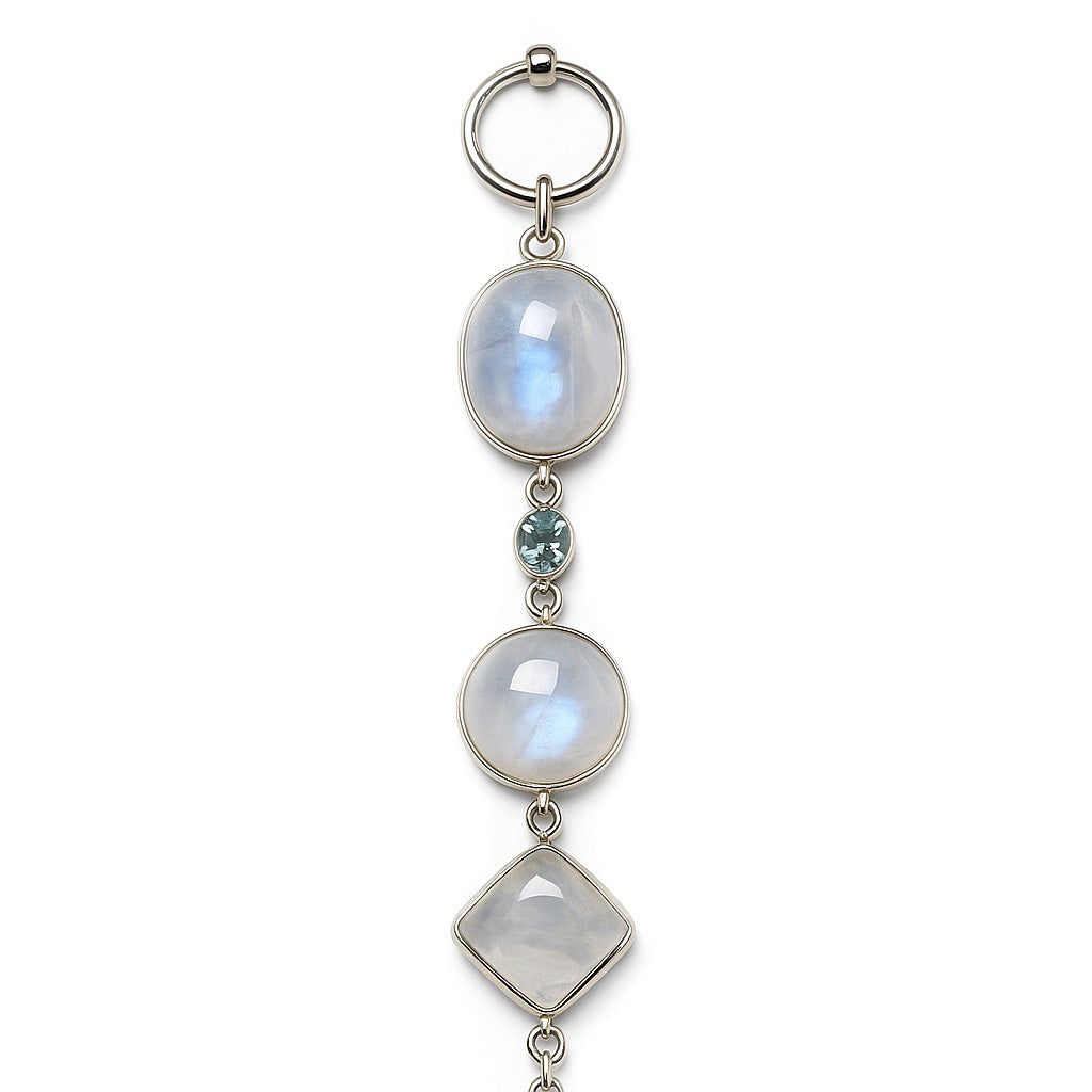 Moonstone Blue Topaz Bracelets CODE-345