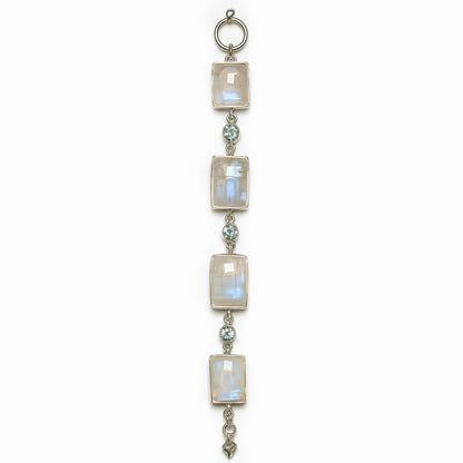Moonstone Blue Topaz Bracelets CODE-345