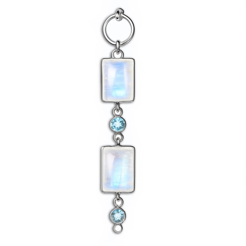 Moonstone Blue Topaz Bracelets CODE-345