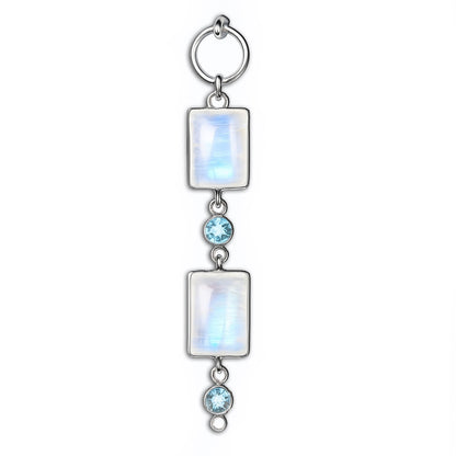 Moonstone Blue Topaz Bracelets CODE-345