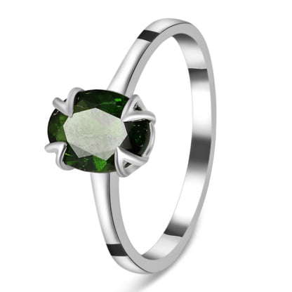 Sterling Silver Ring Chrome Diopside  IGR-2092 Size 10