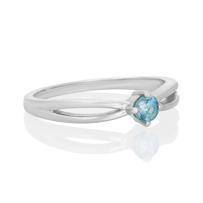 Igr-2772 Blue Cz Ring CODE-45