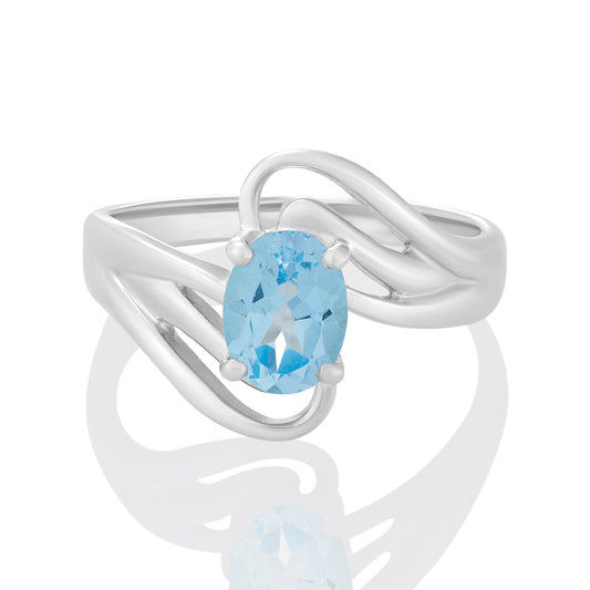 Igr-2755 Blue Topaz Ring CODE-50