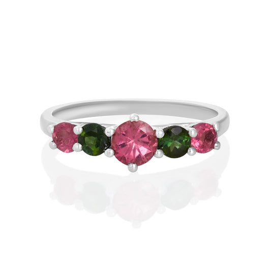 Sterling Silver Ring Tourmaline  IGR-2485 Size 8