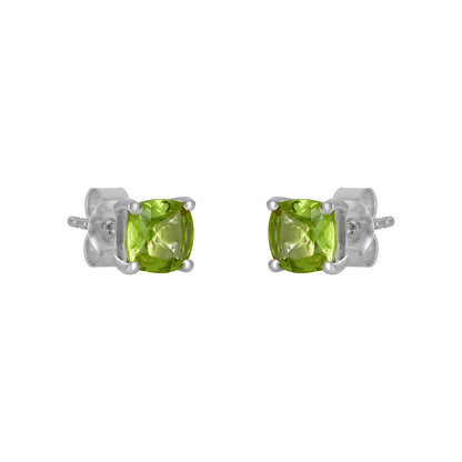 Sterling Silver Earrings Peridot  IGE-1195