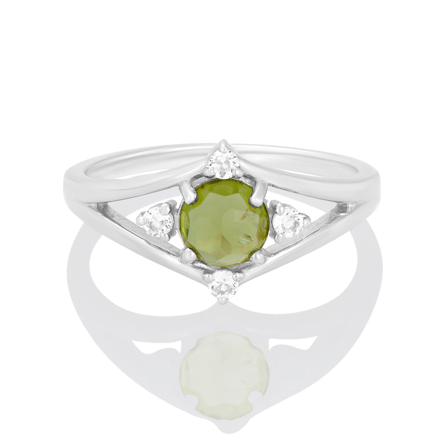 Sterling Silver Ring Peridot  IGR-2291 Size 6