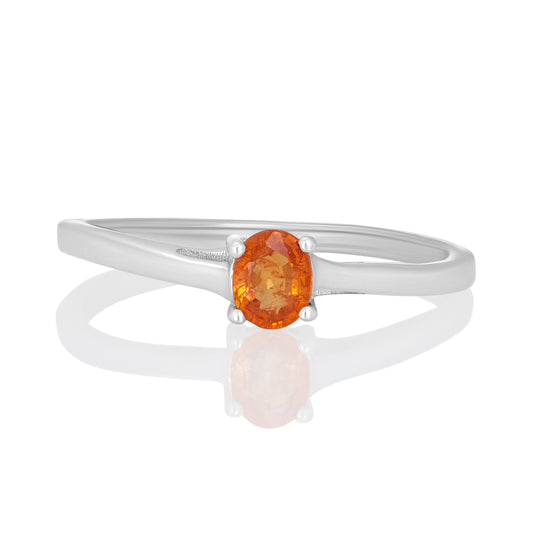 Sterling Silver Ring Orange Kyanite  IGR-2947 Size 6
