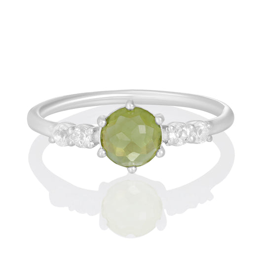 Sterling Silver Ring Tourmaline  IGR-2491 Size 5