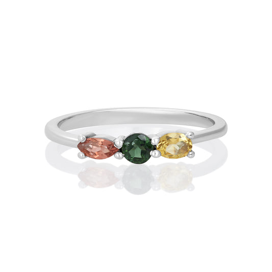 Sterling Silver Ring Tourmaline  IGR-2966 Size 5