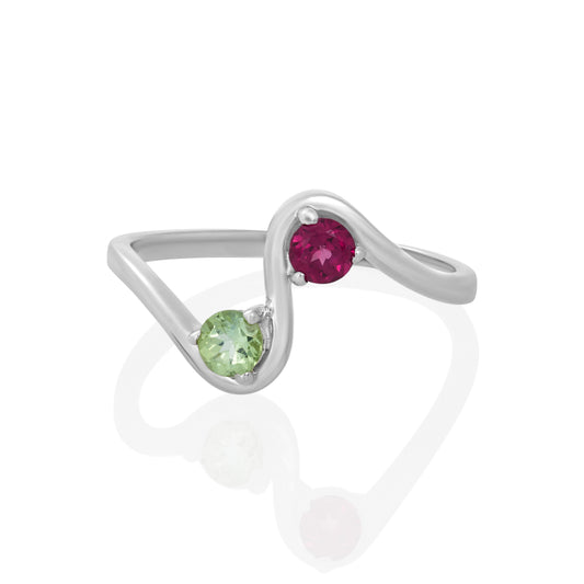 Sterling Silver Ring Tourmaline  IGR-2643 Size 7