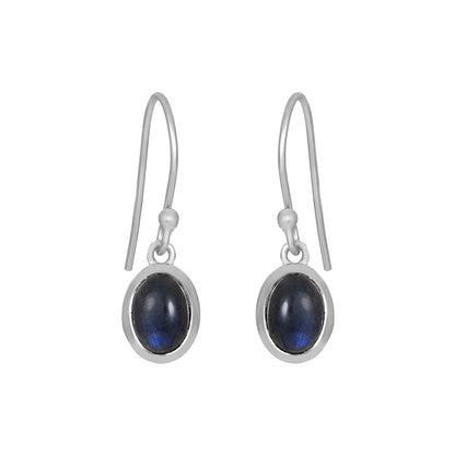 Sterling Silver Earrings Labradorite  IGE-683