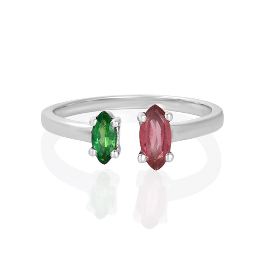 Sterling Silver Ring Tourmaline  IGR-2600 Size 8