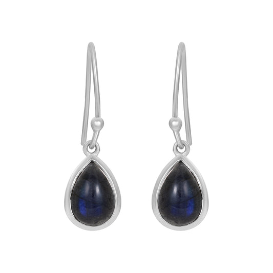 Sterling Silver Earrings Labradorite  IGE-558