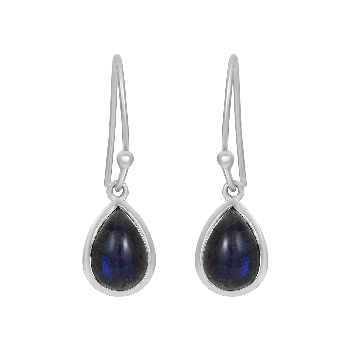 Sterling Silver Earrings Labradorite  IGE-558
