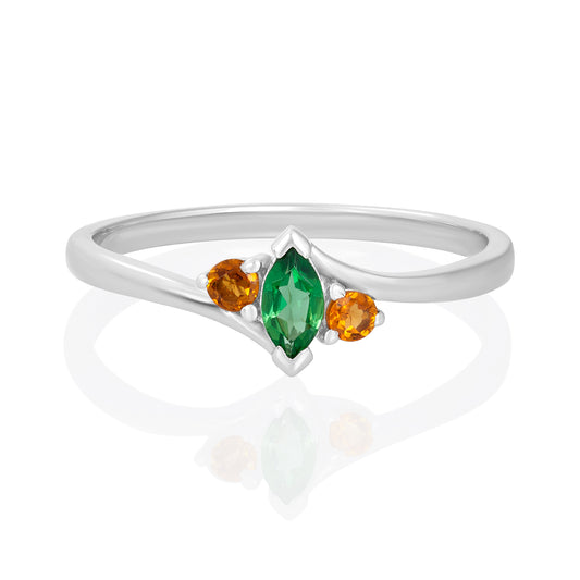 Sterling Silver Ring Tourmaline  IGR-2681 Size 5