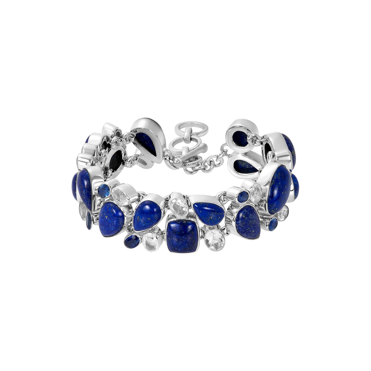 Bracelet S.S. Bracelet Lapis Kyanite Jewelry CODE-795