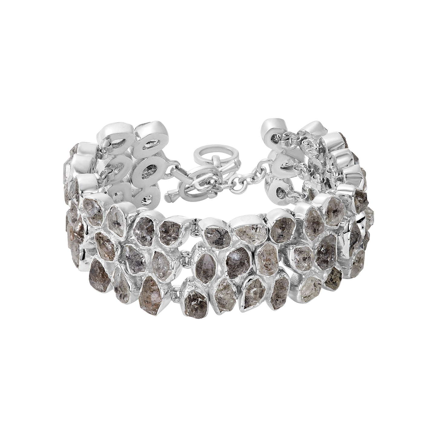 Sterling Silver Bracelet Herkimer Diamond