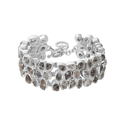 Sterling Silver Bracelet Herkimer Diamond