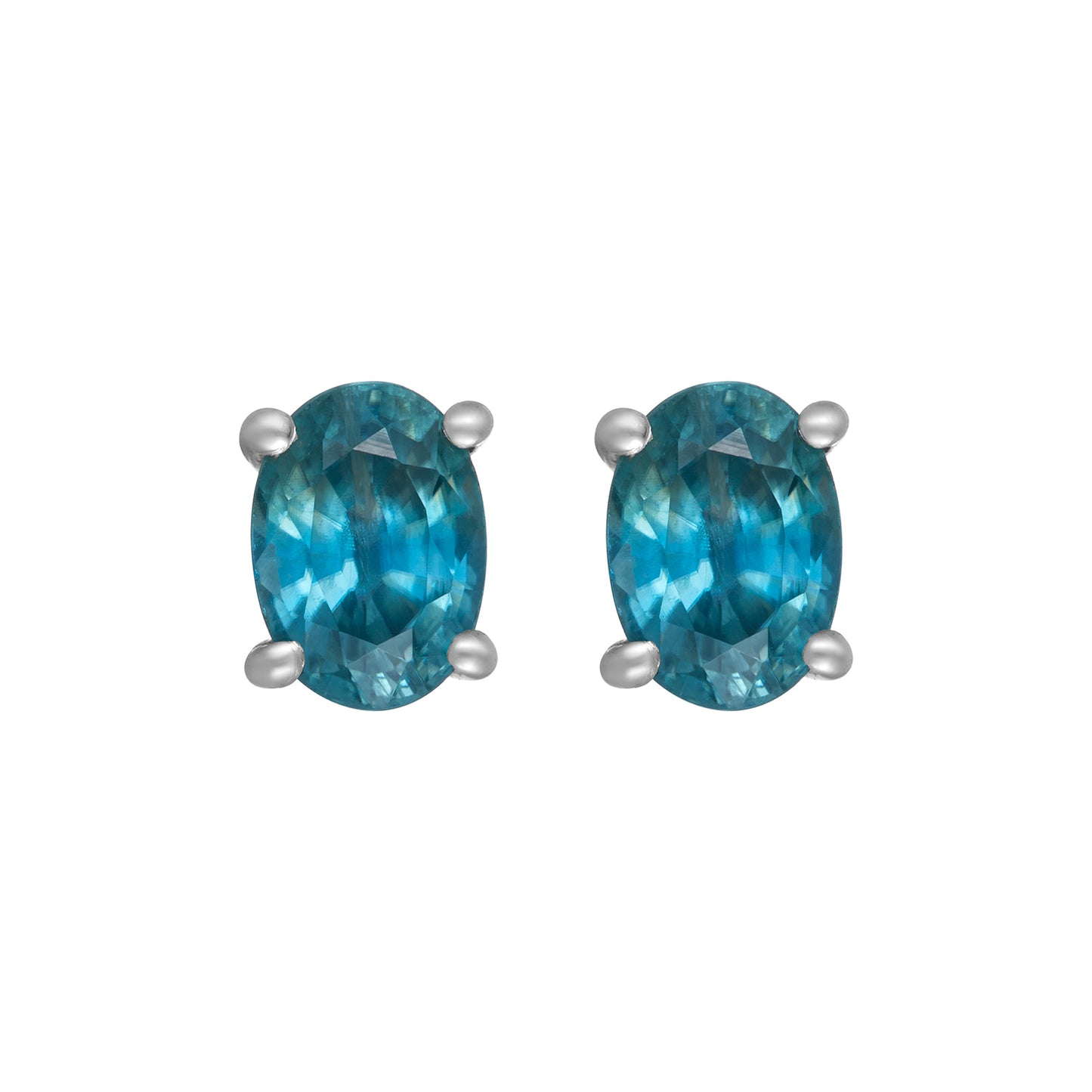 Ige-1176 Ige-1176 S.S. Earring Blue Cz Jewelry CODE-255