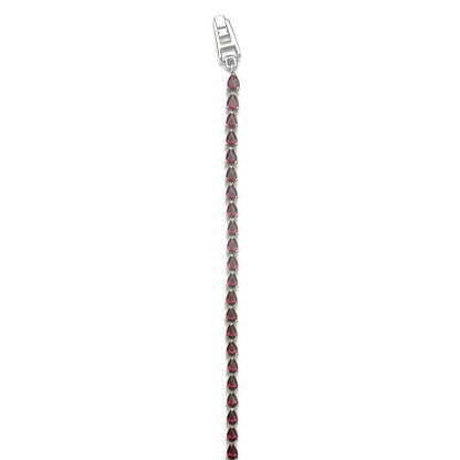 Igb-219 Igb-219 S.S. Bracelet Garnet Jewelry CODE-325