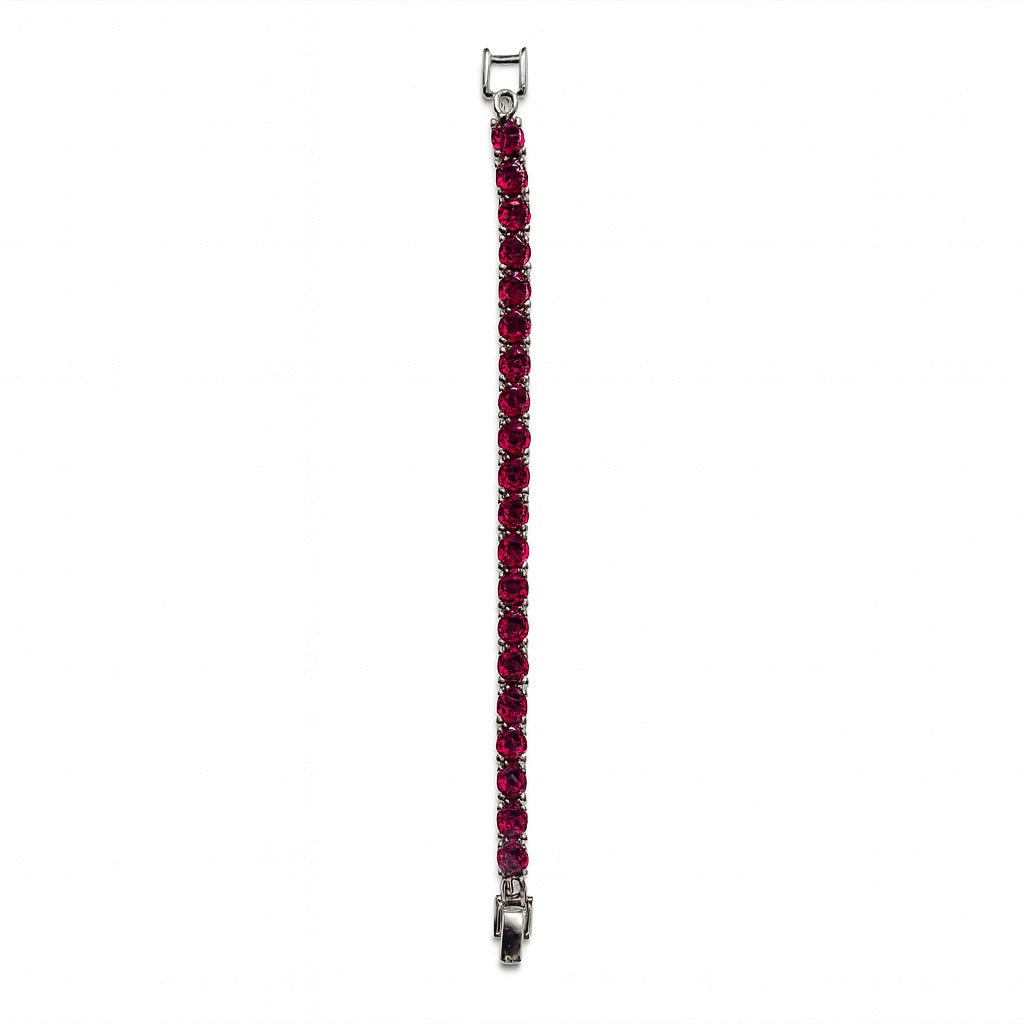 Igb-112 Igb-112 S.S. Bracelet Rhodolite Garnet Jewelry CODE-645