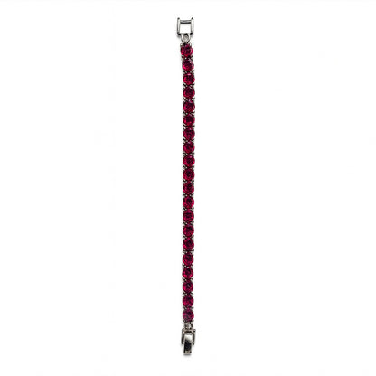 Igb-112 Igb-112 S.S. Bracelet Rhodolite Garnet Jewelry CODE-645