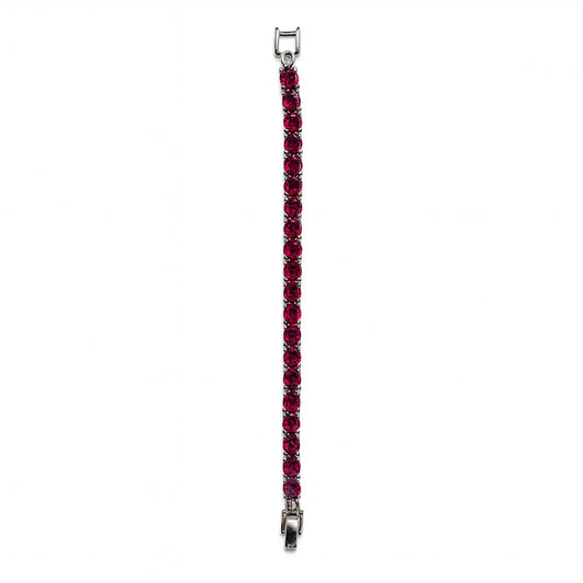 Igb-112 Igb-112 S.S. Bracelet Rhodolite Garnet Jewelry CODE-645