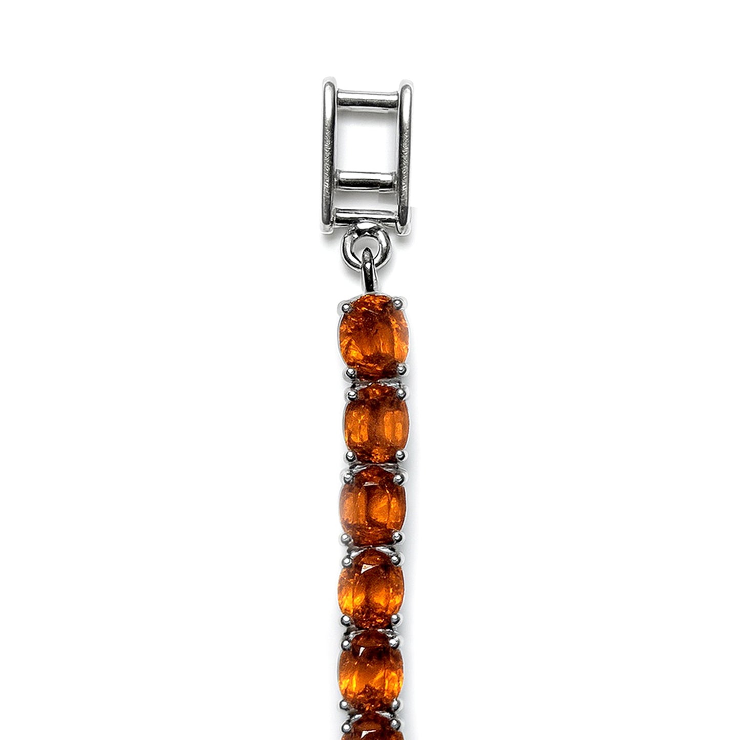 Igb-112 Igb-112 S.S. Bracelet Orange Kyanite Jewelry CODE-645
