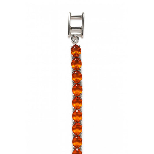 Igb-112 Igb-112 S.S. Bracelet Orange Kyanite Jewelry CODE-645