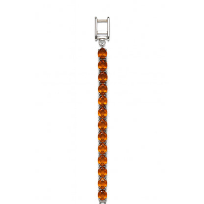 Igb-111 Igb-111 S.S. Bracelet Orange Kyanite Jewelry CODE-445