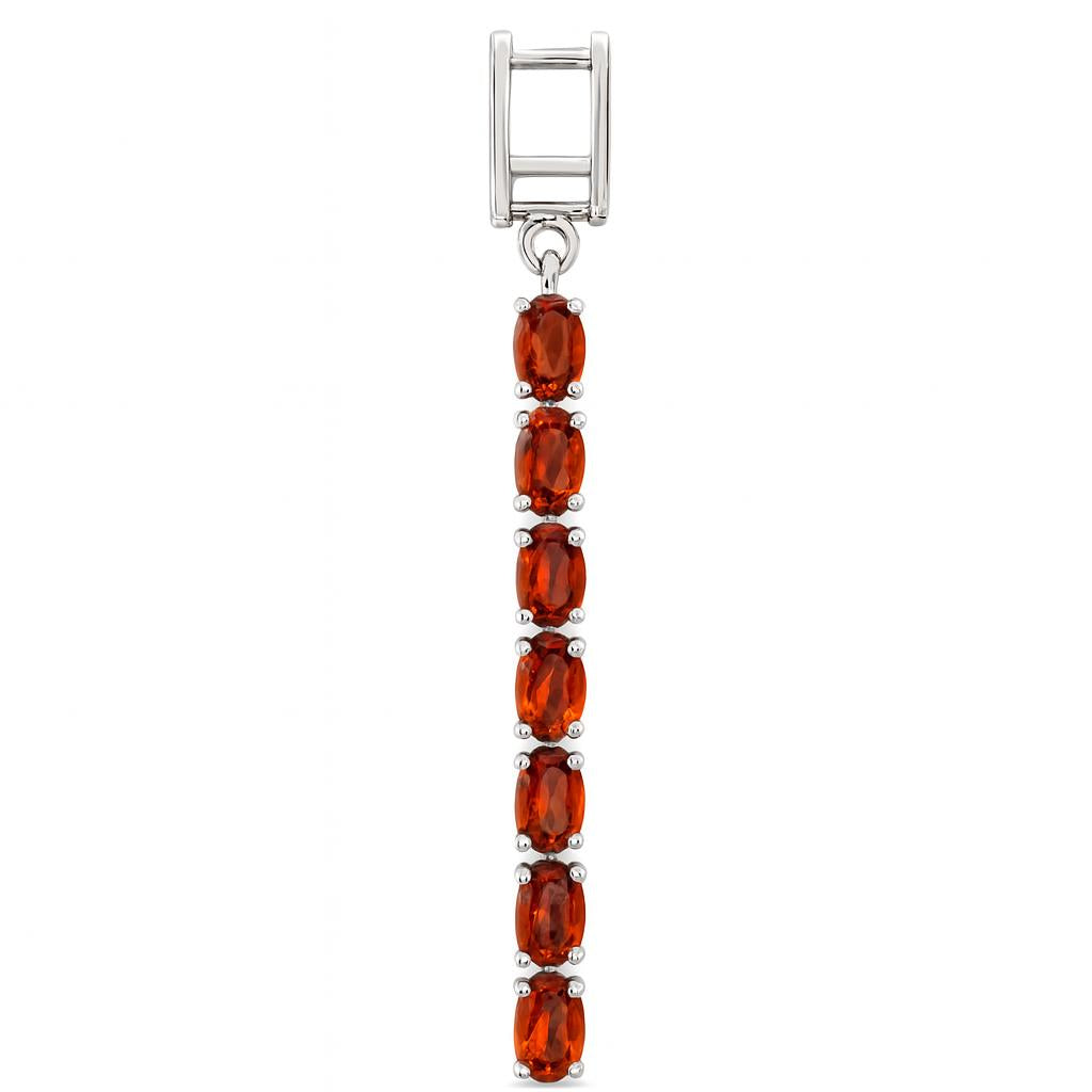 Igb-110 Igb-110 S.S. Bracelet Orange Kyanite Jewelry CODE-475