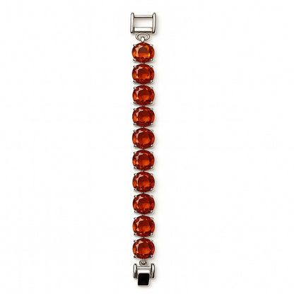 Sterling Silver Bracelet Orange Kyanite  IGB-199