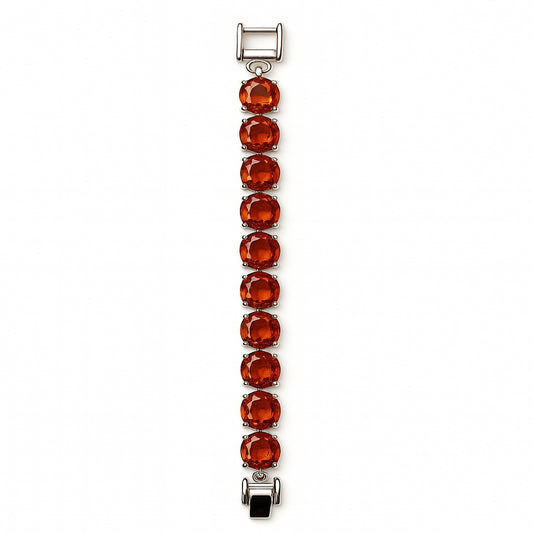 Sterling Silver Bracelet Orange Kyanite  IGB-199