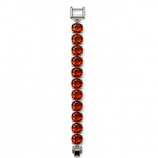 Sterling Silver Bracelet Orange Kyanite  IGB-109