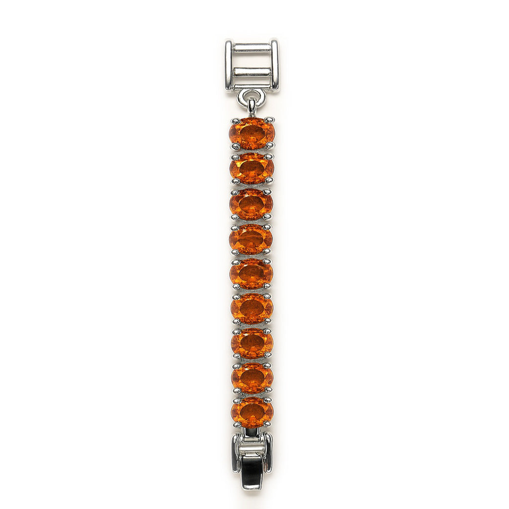 Sterling Silver Bracelet Orange Kyanite  IGB-205