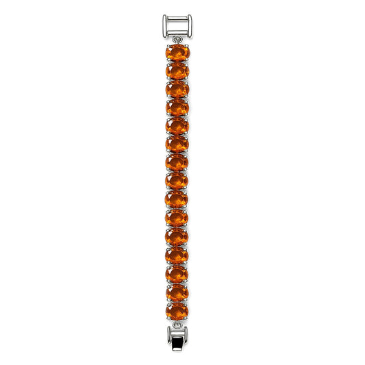 Sterling Silver Bracelet Orange Kyanite  IGB-205